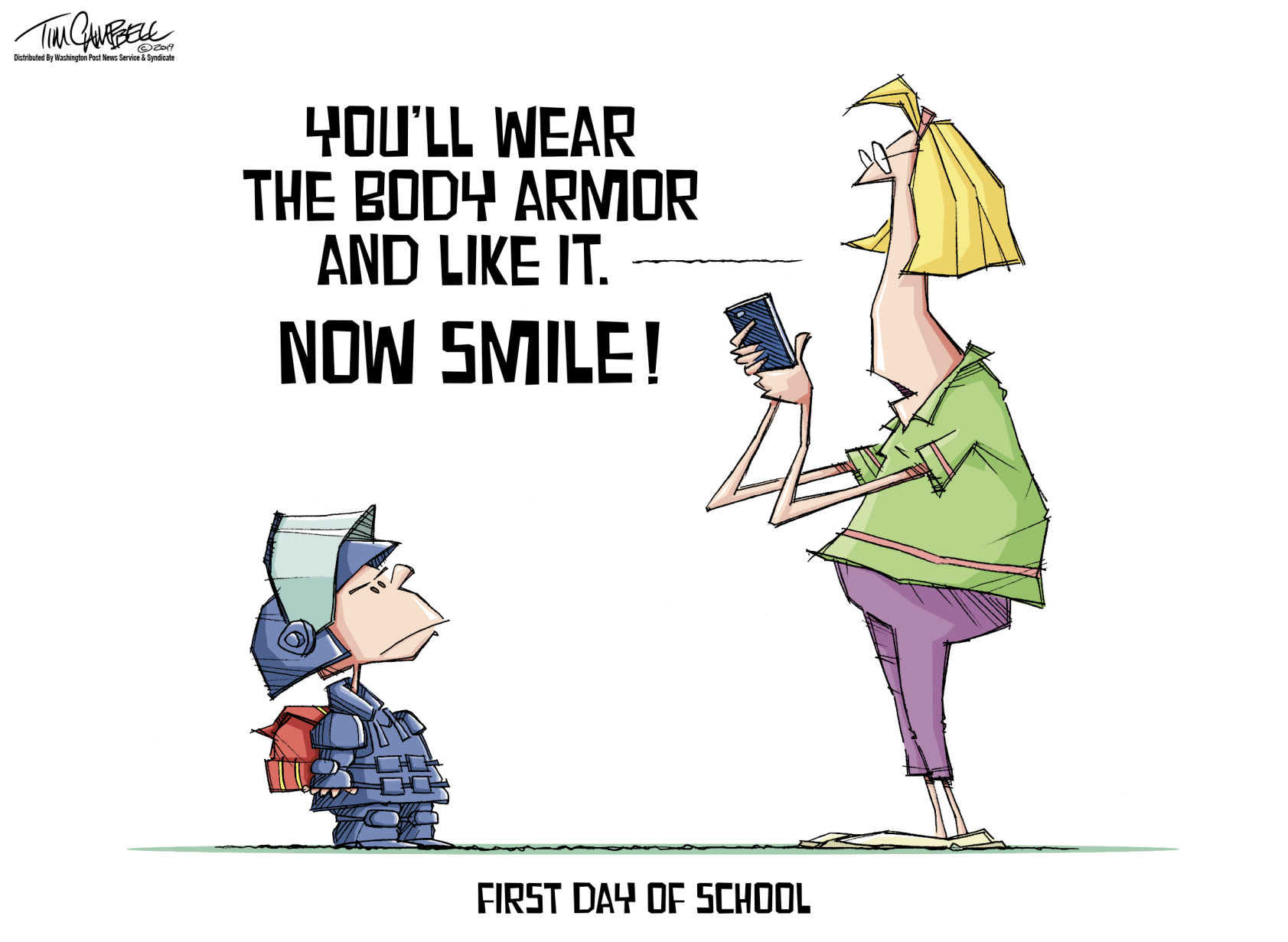 The latest editorial cartoon